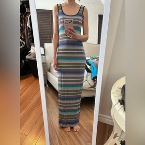Bailey44 striped maxi dress.